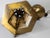 20th Century Arts & Crafts Brass and Slag Glass Gothic Tudor Revival Pendant Light For Sale - Image 15 of 15
