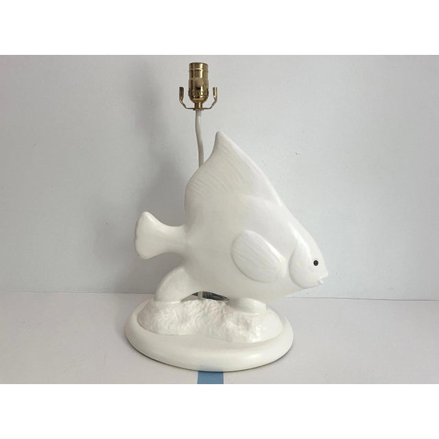 1970s Ceramic Fish Lamp For Sale - Image 12 of 18