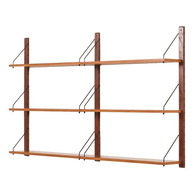 Vintage Danish Teak Shelving Unit, 1960s For Sale