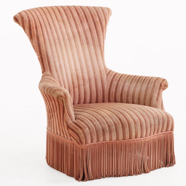 Late 19th Century French Napoleon III Walnut Armchair, C. 1870. For Sale - Image 5 of 8