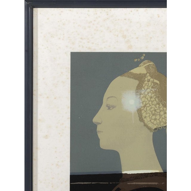 Screen print - Eduardo Nery. Screen print on paper; edition 21/30. Signed and dated 1982. Shows signs of acidity....