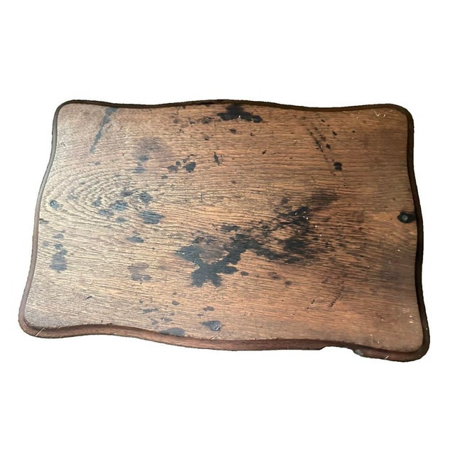 Antique Late 19th Century Rustic Wood Victorian Table Top Storage Box For Sale In Orlando - Image 6 of 11