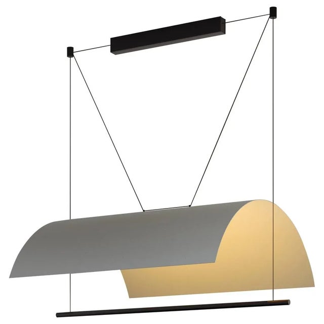 Metal Lámina Mayor Pendant Lamp by Antoni Arola For Sale - Image 7 of 7