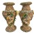 Mid-Century Shell Encrusted Coastal Vases With Sea Dragon Motif – Pair For Sale