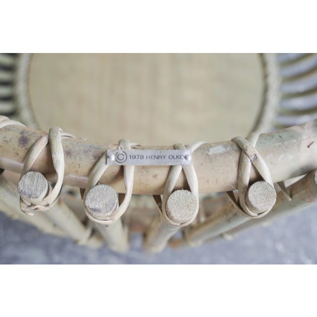 1970s Henry Olko Bamboo Table For Sale In Portland, OR - Image 6 of 7