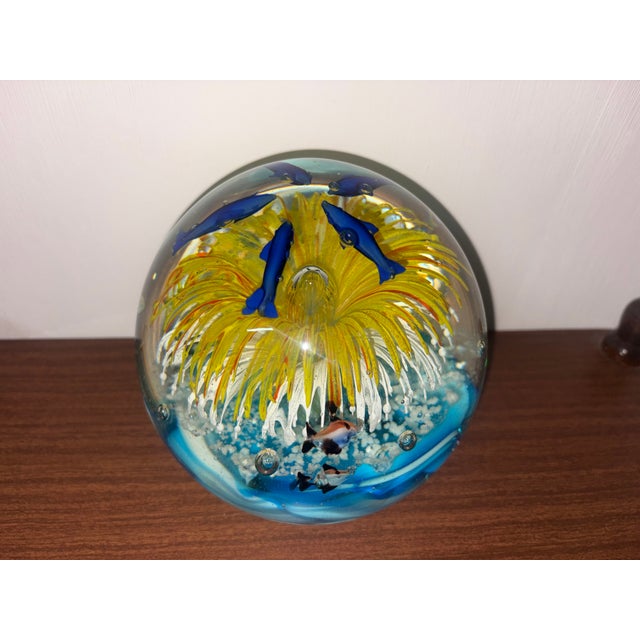 Murano Glass Paperweight, 1950 For Sale - Image 9 of 9