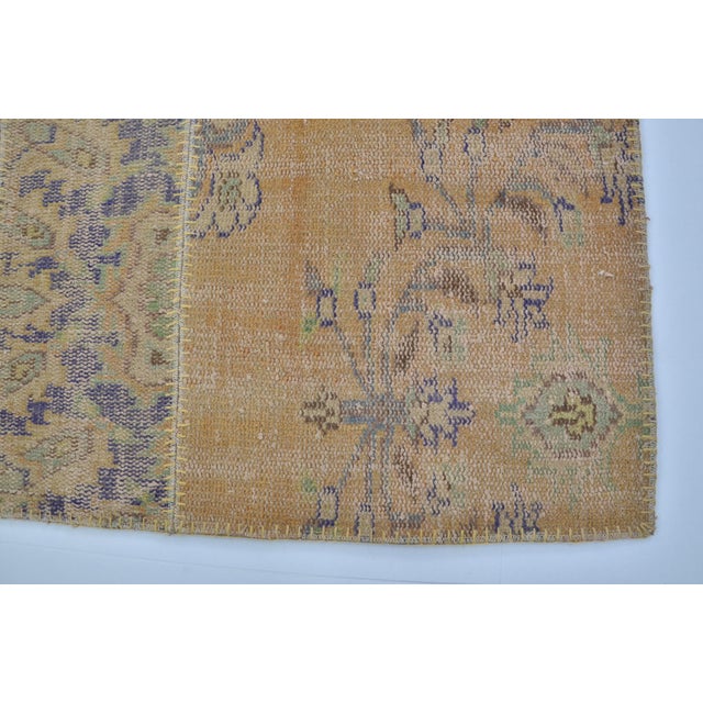 Antique Floral Oushak Carpet For Sale - Image 10 of 10