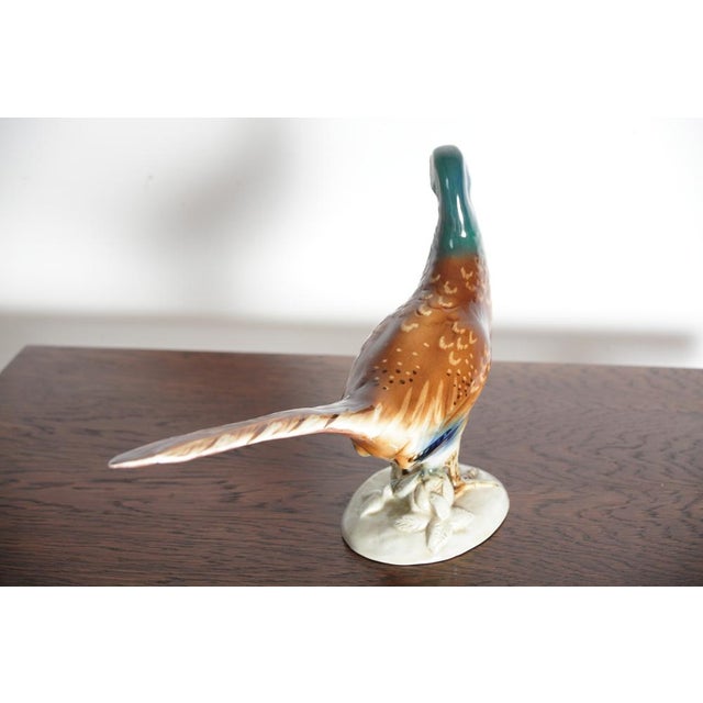 1970s Porcelain Pheasant from Royal Dux Czechoslovakia, 1970s For Sale - Image 5 of 10