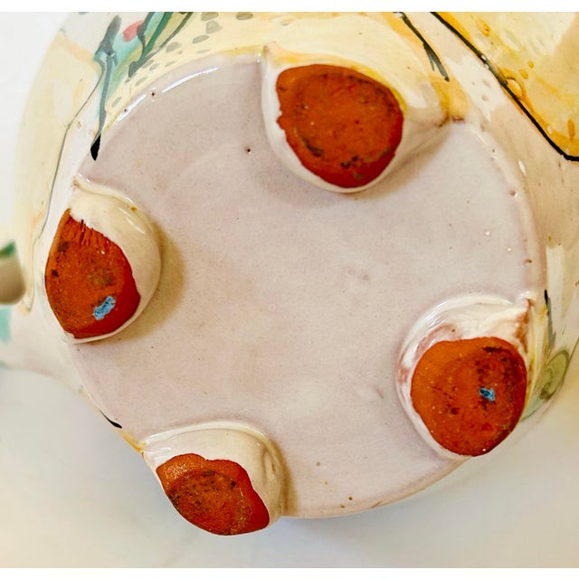 Italian Ceramic Spring Lemon Pitcher For Sale In San Francisco - Image 6 of 6