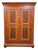 19th Century Alsatian Wardrobe in Polychrome Wood For Sale