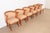 Harold Schwartz for Romweber Mid-Century Modern Sculpted Oak Dining Armchairs, Set of Six For Sale - Image 12 of 12