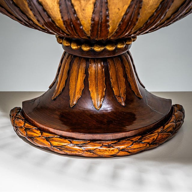 Brown Wall-Mounted Flower Basket, 1800s For Sale - Image 8 of 12