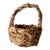Vintage Twig & Moss Basket For Sale