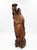 Impressive and Substantial 23-Inch Carved Wood Statue of Shou Lao, Chinese God of Longevity – Mid-20th Century For Sale - Image 4 of 8