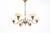 Brass chandelier from the 1940s. Dimensions: height 79 cm / diameter 77 cm European Plug (up to 250V).The wiring of this...