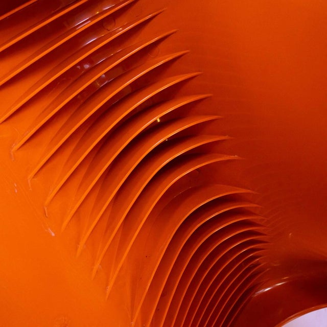 Orange S-Chairs by Verner Panthon for Herman Miller, 1970s, Set of 2 For Sale - Image 10 of 12