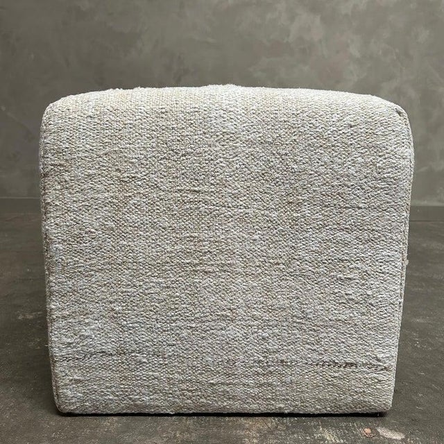 Custom Made Turkish Rug Ottoman For Sale - Image 10 of 10