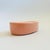 1980s Embossed Pink Ceramic Soap Dish For Sale - Image 4 of 8