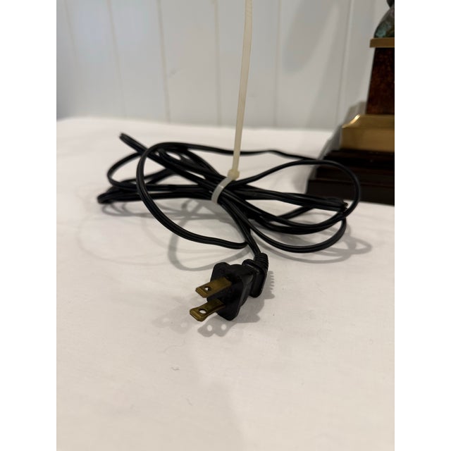 Vintage Wildwood Bronze & Brass Fish Table Lamp For Sale - Image 12 of 12