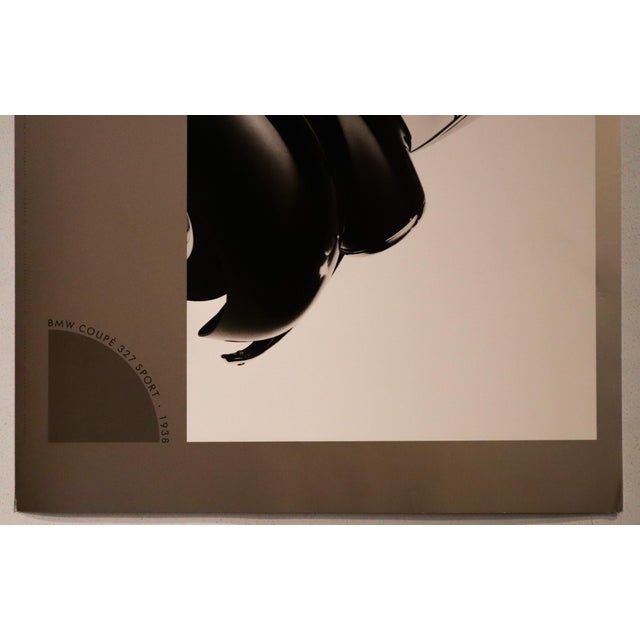 Contemporary 1985 French Car Poster, L'Art, Le Style & l'Auto (Musee d'Art Moderne), BMW Coupe 327 For Sale - Image 3 of 6