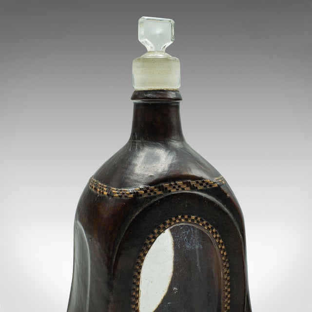 1900's Set of 4 Antique Spirit Bottles For Sale - Image 10 of 12