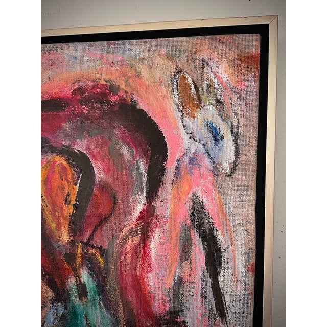 Framed Modern Abstract Painting by Roderick Coles For Sale - Image 11 of 12