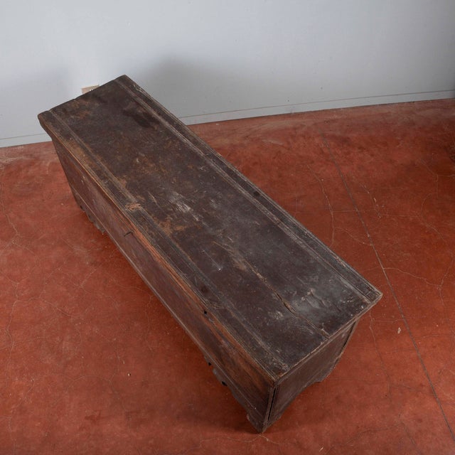 Antique Chest in Walnut For Sale - Image 11 of 18