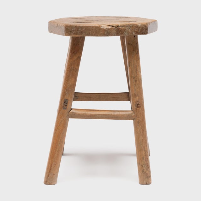 Pair of Antique Chinese Lucky Eight Stools, Early 20th Century For Sale - Image 4 of 8