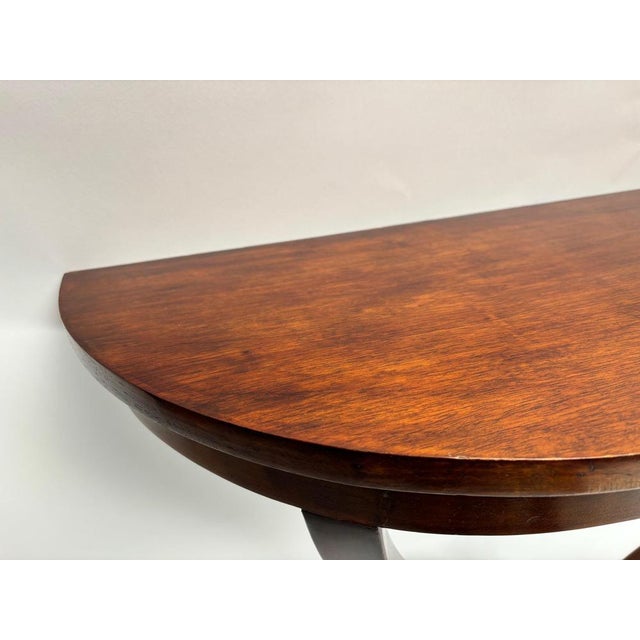 Mid-Century Wooden Hanging Console attributed to Carlo Enrico Rava, Italy, 1940s For Sale - Image 4 of 14
