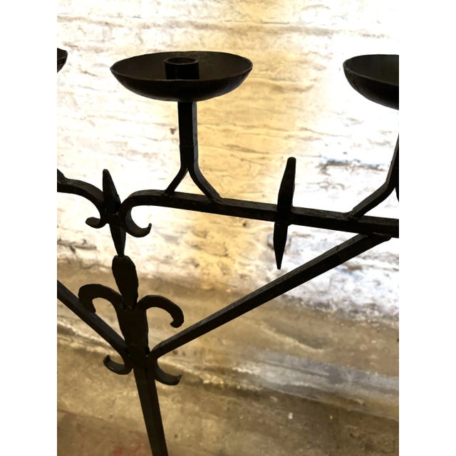 Vintage Church Candleholder, 1920s For Sale - Image 4 of 10