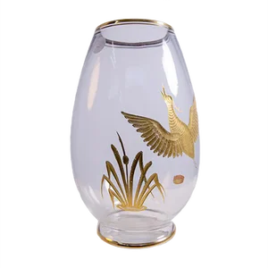 Vase in Murano Glass and Gold by Ferro Brother's for Finzi, 1950s