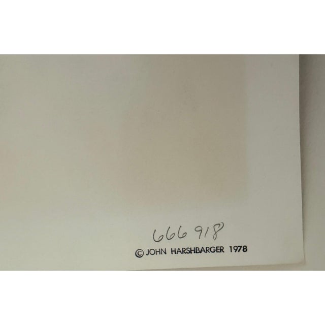 John Hultberg, 1970s Bay Area Figurative Abstract Lithograph Serigraph Greenhouse John Hultberg, 1978 For Sale - Image 10 of 16