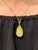 Yellow 18 Carat Pear Ethiopian Opal Pendant / Necklace 14 Karat Yellow Gold Estate For Sale - Image 8 of 18