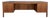 Mid Century Walnut and Burlwood Executive Desk by Hiebert For Sale