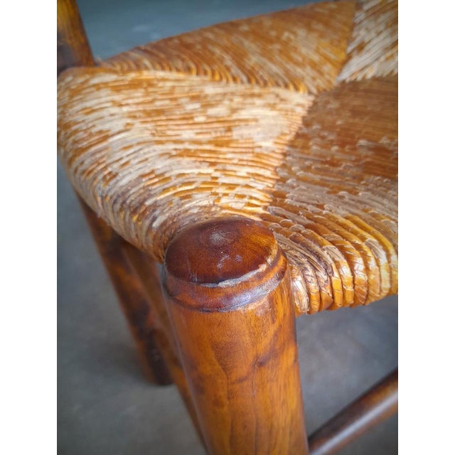 Brutalist Mulching Chairs attributed to George Robert, France, 1950s, Set of 4 For Sale - Image 11 of 18