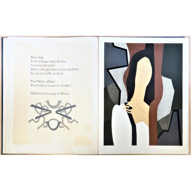 Artist: Andre Minaux Country: France Title: Helene – Haleine Medium: Original Lithograph Marks: Hand-Signed & Numbered in...
