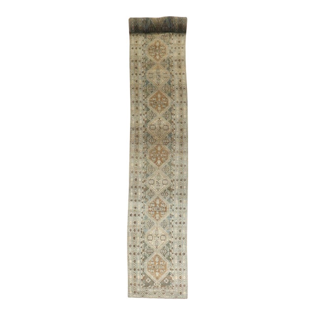 Antique Zabihi Collection Long Persian Malayer Runner - 2'8" x 17'9" For Sale