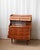 1960s Danish Teak Secretary Desk Attributed to Gunnar Falsig - Sliding Glass Doors For Sale - Image 15 of 18
