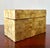 This elegant decorative box features a lustrous mosaic exterior composed of square-cut tiles in varying shades of warm,...