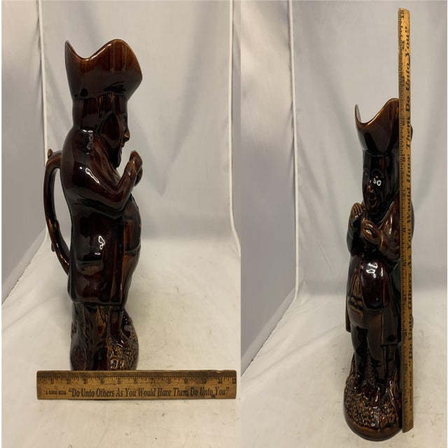 Antique Rockingham Glazed Toby Jug - Snuff Taker Figurine For Sale - Image 10 of 10
