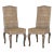 Caroline 18''H Wicker Dining Chair in Grey - a Pair For Sale