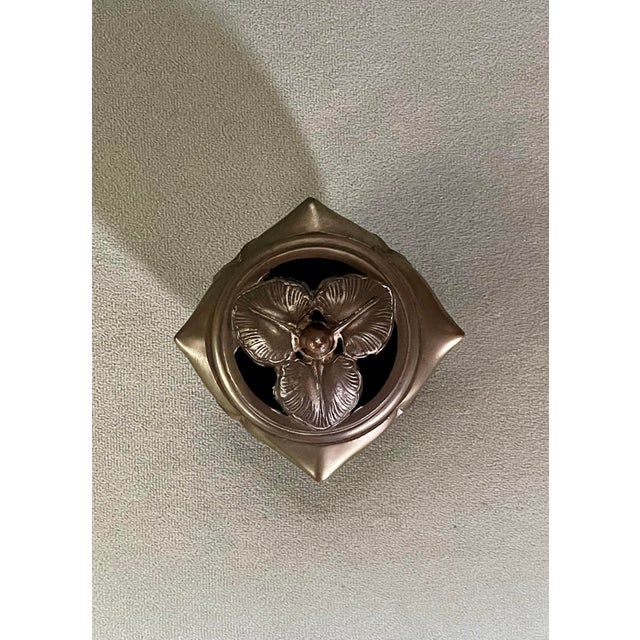 Art Nouveau Early 20th Century Botanical Style Incense Holder For Sale - Image 3 of 11