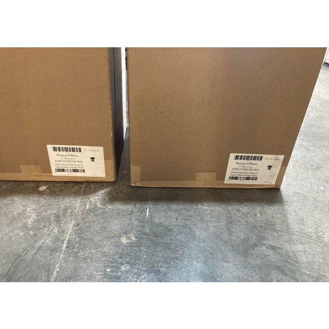 Visual Comfort Thomas O'Brien Tob 5150hab-Wg Milton Road Flush Mount Ceiling Light in Hand-Rubbed Antique Brass – 14" For Sale - Image 13 of 18