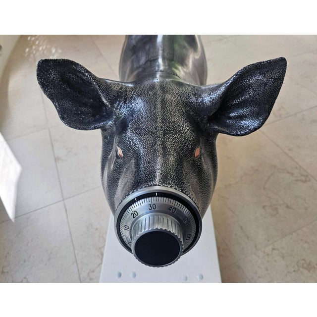 Greedy Pig in Heavy Metal by Jan Paul For Sale - Image 11 of 18