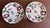 A Very Nice Pair of Antique Staffordshire Early Adam’s Rose Plates, Circa 1830 For Sale - Image 11 of 11