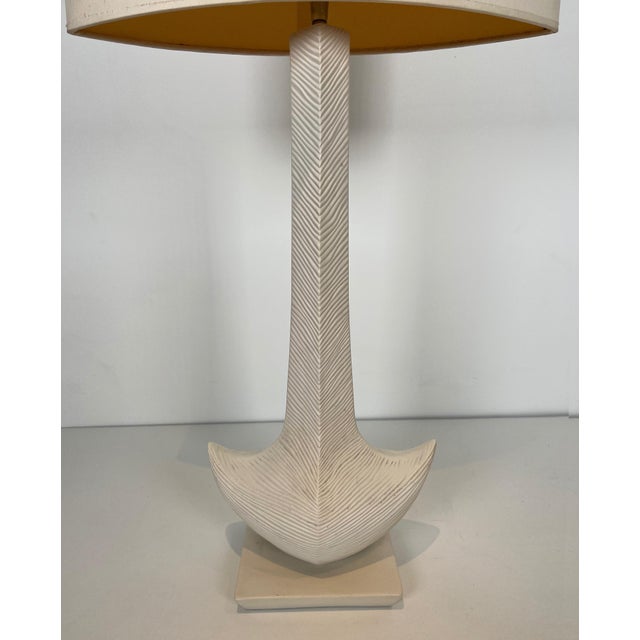 1970s Ceramic table lamp. French design by L Drummer For Sale - Image 6 of 12
