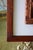 Vintage Southeast Asian Carved Teak Elephant & Temple Relief on Silk For Sale - Image 15 of 16