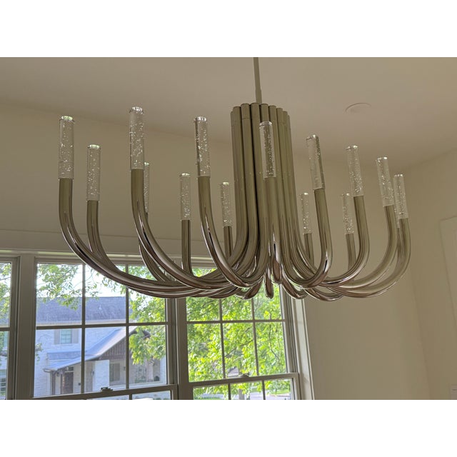 Modern Rousseau Large Oval Chandelier-Visual Comfort For Sale - Image 3 of 3