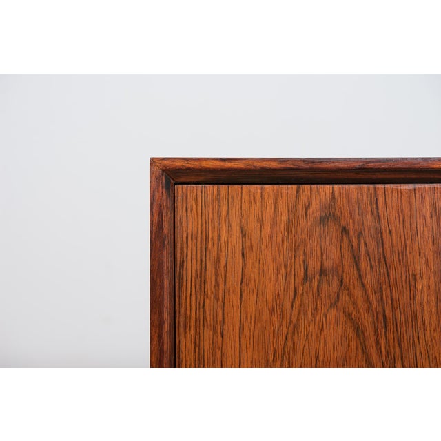 Brown Small Mid-Century Modern Rosewood Sideboard from Lyby Møbelfabrik, 1960s For Sale - Image 8 of 15