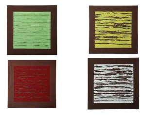 Ewa Söderström, Four Seasons, Oil Paintings on Canvas, 1970s, Framed, Set of 4
